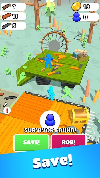 download zombie raft mod apk for android