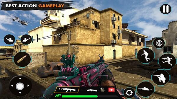 fps offline gun shooting game mod apk